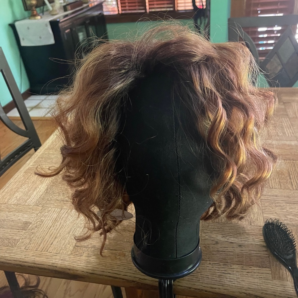 Curly Brown Wig
